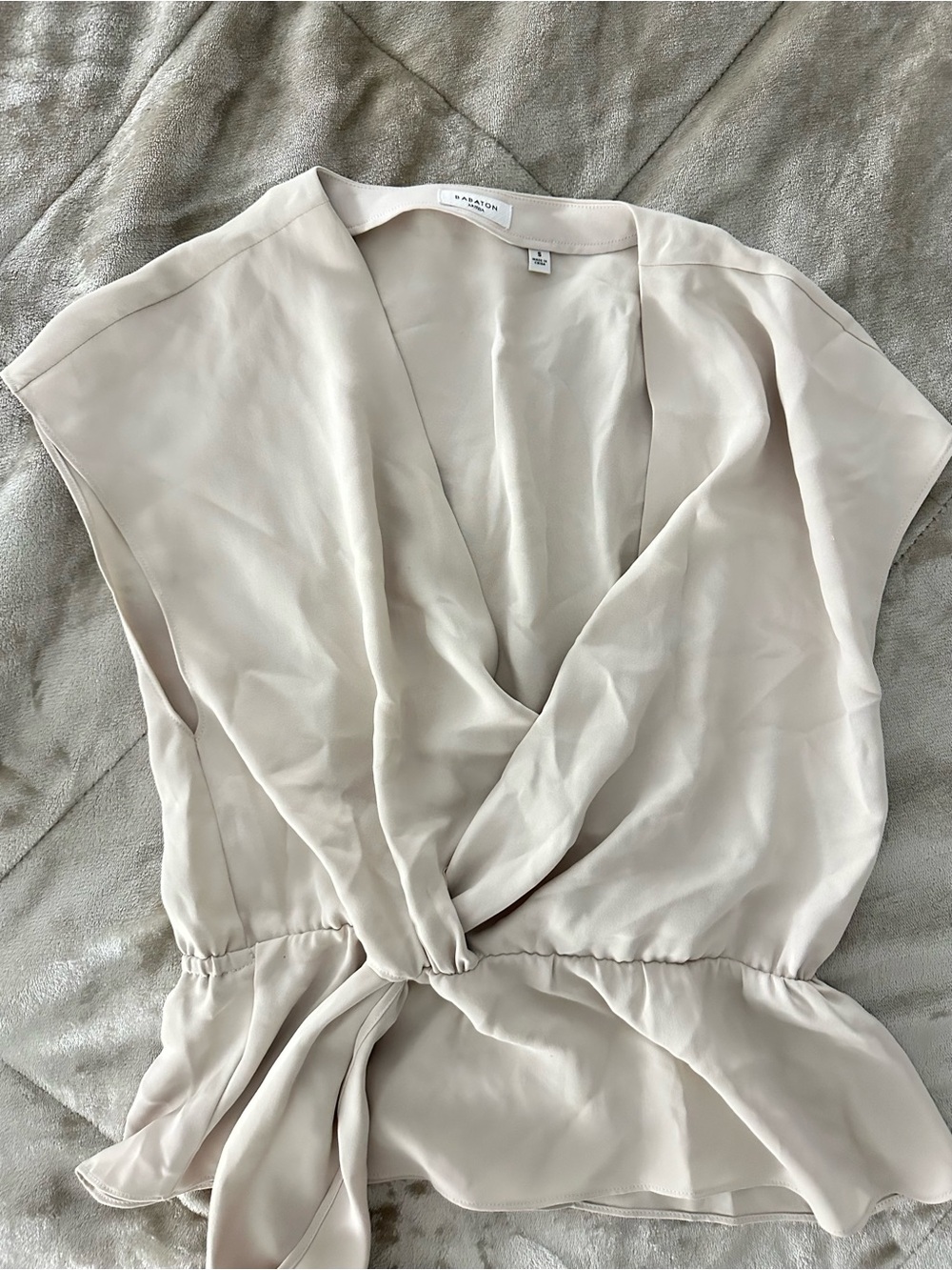Babaton Blouse in Soft Beige
